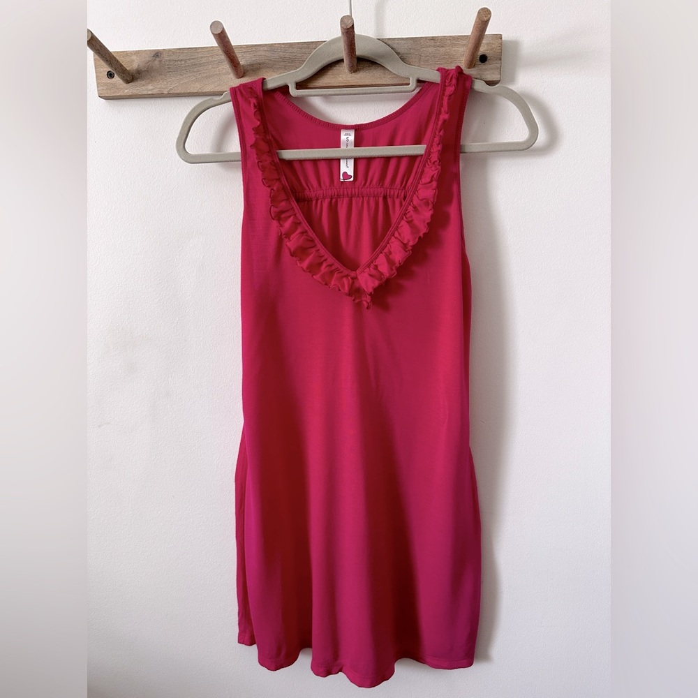 COSABELLA AMORE | Women’s Hot Pink Sleep Shirt size Small